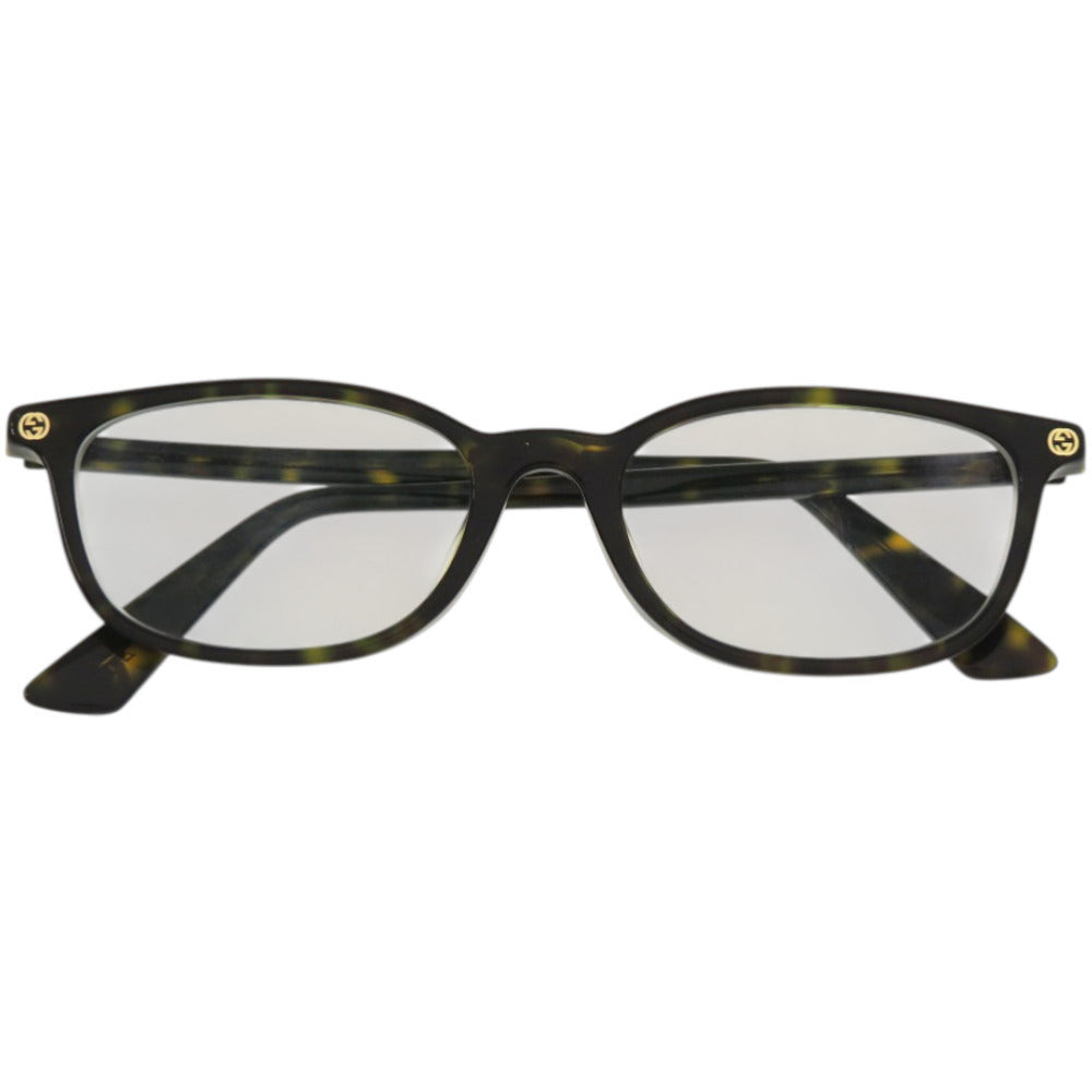 美品 グッチ 眼鏡 度入り ジャパンモデル GG0123OJ プラスチック 002 ハバナ サングラス 0599【中古】GUCCI