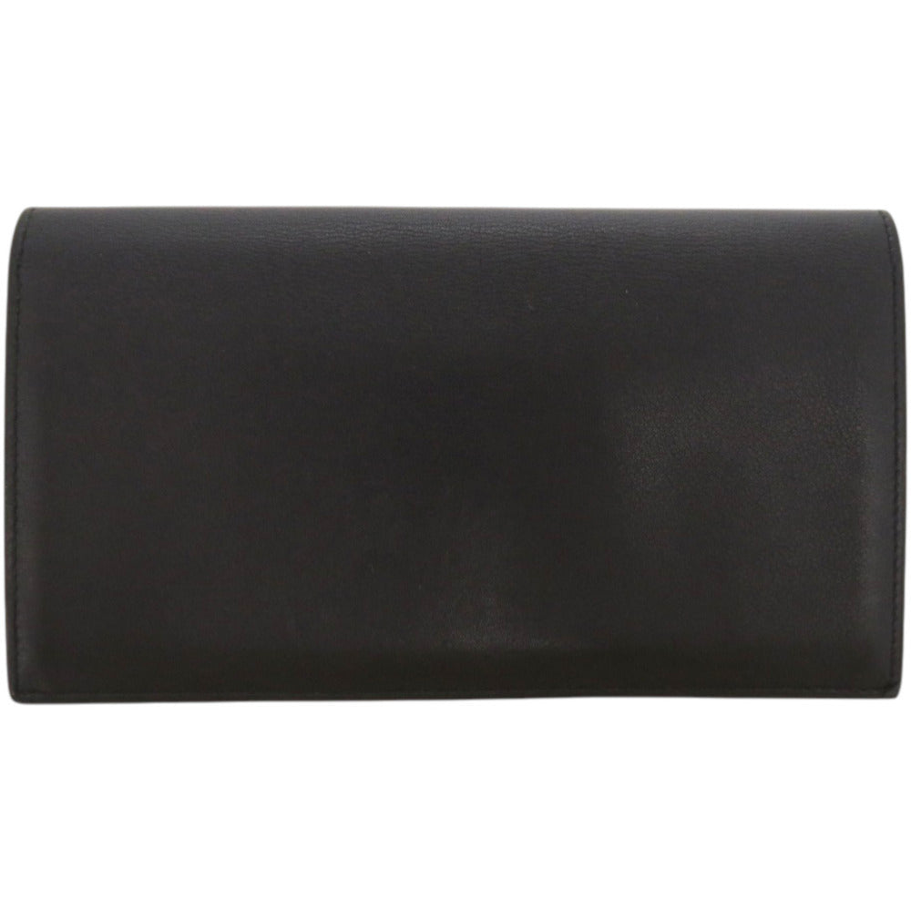 美品 エルメス シチズンツイル シルクイン スイフト ブルーインディゴ A刻印 紺 長財布 1448【中古】HERMES