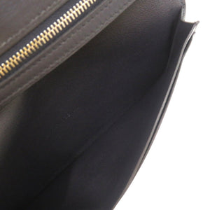 美品 エルメス シチズンツイル シルクイン スイフト ブルーインディゴ A刻印 紺 長財布 1448【中古】HERMES