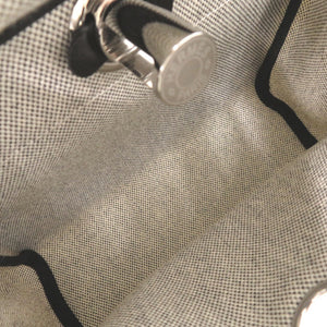 未使用 エルメス エールバッグジップ 20 ミニ トワルミリタリー ヴァッシュハンター エクリュ ブラック シルバー金具 K刻印(2025年製) ショルダーバッグ 1458【中古】HERMES