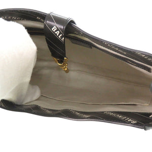 美品 グッチ × バレンシアガ ジャッキー1961 ザ ハッカー プロジェクト ミディアム 636712 ゴールド金具 レザー ブラック ホワイト ショルダーバッグ 1461【中古】GUCCI