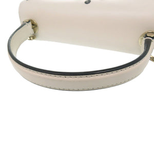 美品 ブルガリ セルペンティ フォーエバー レザー アイボリー 2way ハンドバッグ 1462【中古】BVLGARI