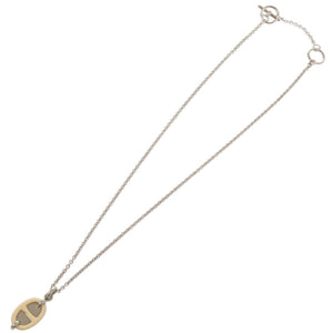 未使用品 エルメス ペンダント ミニ マイヨン PM H100053FPD3 メタル クレーム 白 ネックレス 1484【中古】HERMES