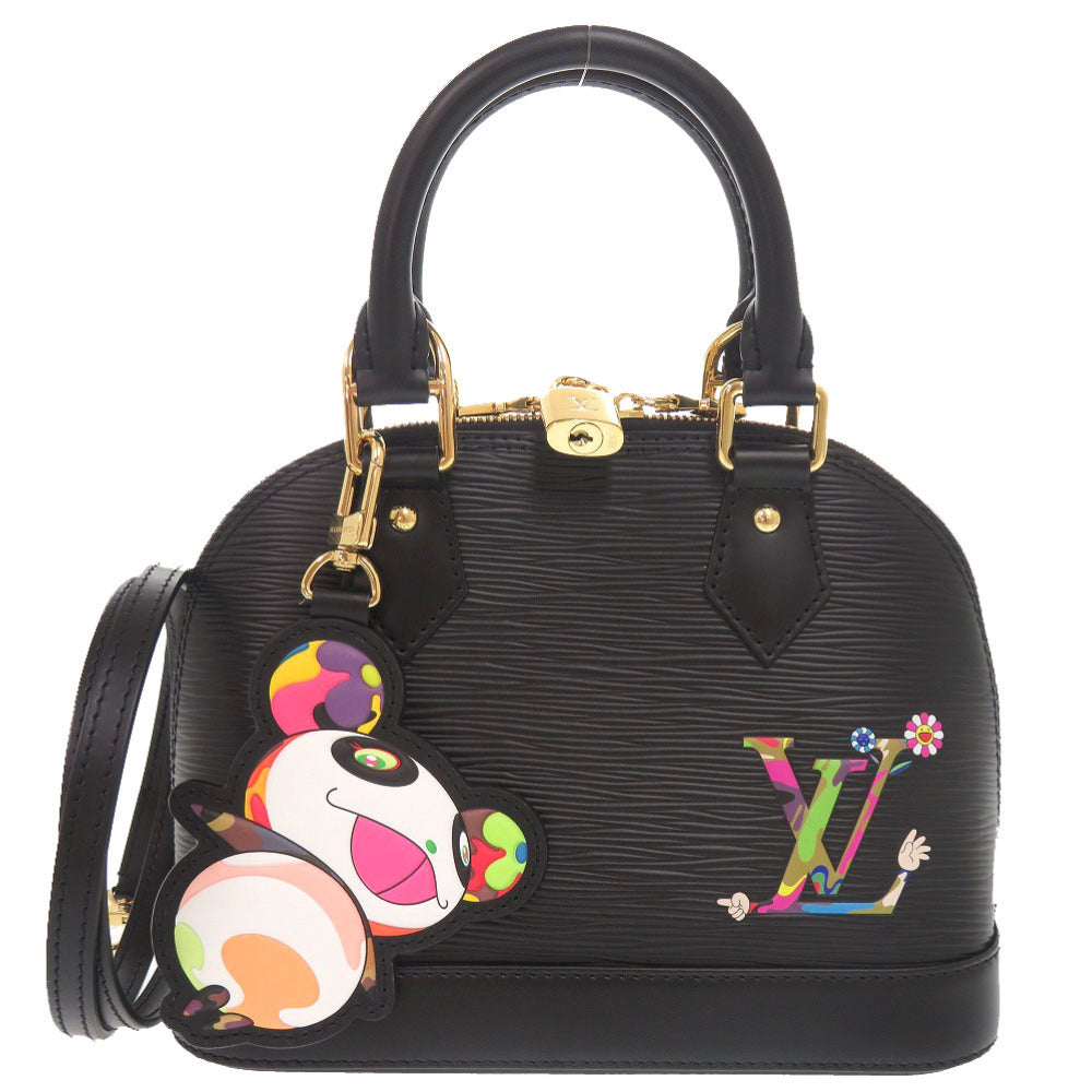 未使用 ルイ ヴィトン LV×TM 村上隆 アルマBB パンダ エピ M13670 IC ノワール ハンドバッグ ショルダーバッグ 黒 LV 1489【中古】LOUIS VUITTON