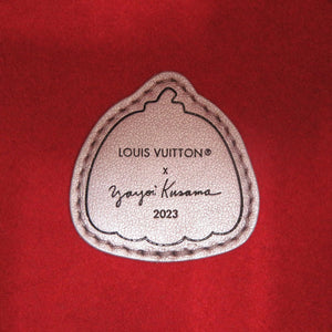 未使用 ルイ ヴィトン × 草間彌生 パンプキン バッグ M21761 IC レザー シルバー マルチカラー ショルダーバッグ LV 1496【中古】LOUIS VUITTON