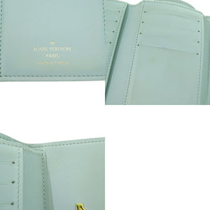 ルイ ヴィトン ポルトフォイユ カプシーヌ コンパクト M82147 トリヨンレザー ブルートパーズ 三つ折り財布 LV 1508【中古】LOUIS VUITTON