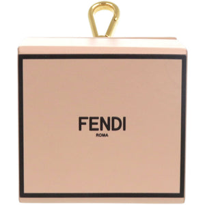 新品同様 フェンディ ミニボックス 7AR917 レザー ピンク キーホルダー 1511【中古】FENDI