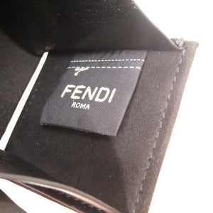 新品同様 フェンディ ミニボックス 7AR917 レザー ピンク キーホルダー 1511【中古】FENDI