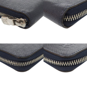 美品 ルイ ヴィトン ジッピーウォレット ヴェルティカル タイガ M30510 ネイビー 長財布 LV 1520【中古】LOUIS VUITTON メンズ