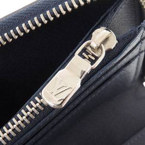 美品 ルイ ヴィトン ジッピーウォレット ヴェルティカル タイガ M30510 ネイビー 長財布 LV 1520【中古】LOUIS VUITTON メンズ