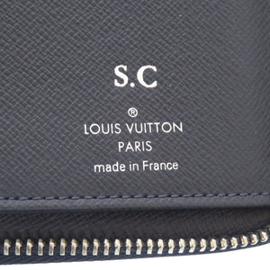 美品 ルイ ヴィトン ジッピーウォレット ヴェルティカル タイガ M30510 ネイビー 長財布 LV 1520【中古】LOUIS VUITTON メンズ