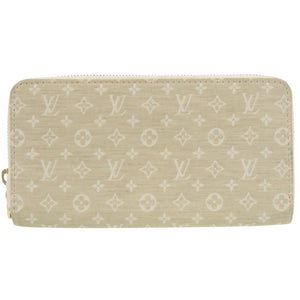 美品 ルイ ヴィトン ジッピーウォレット モノグラム ミニラン M95310 ベージュ 長財布 LV 1530【中古】LOUIS VUITTON