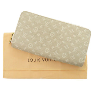 美品 ルイ ヴィトン ジッピーウォレット モノグラム ミニラン M95310 ベージュ 長財布 LV 1530【中古】LOUIS VUITTON