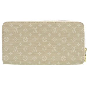 美品 ルイ ヴィトン ジッピーウォレット モノグラム ミニラン M95310 ベージュ 長財布 LV 1530【中古】LOUIS VUITTON