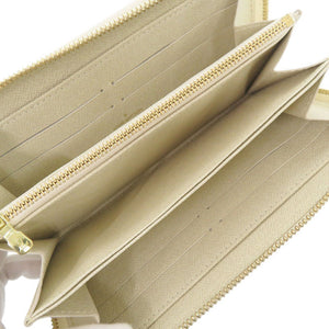 美品 ルイ ヴィトン ジッピーウォレット モノグラム ミニラン M95310 ベージュ 長財布 LV 1530【中古】LOUIS VUITTON