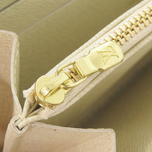 美品 ルイ ヴィトン ジッピーウォレット モノグラム ミニラン M95310 ベージュ 長財布 LV 1530【中古】LOUIS VUITTON
