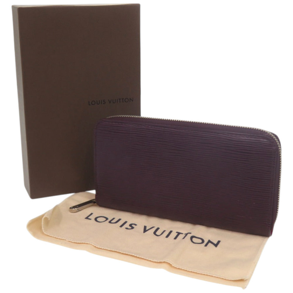 新品同様 ルイ ヴィトン ジッピーウォレット M6007L エピレザー パープル 紫 長財布 LV 1545【中古】LOUIS VUITTON