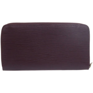 新品同様 ルイ ヴィトン ジッピーウォレット M6007L エピレザー パープル 紫 長財布 LV 1545【中古】LOUIS VUITTON