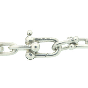 美品 ティファニー ハードウェア グラジュエイテッド スモールリンク ネックレス 18インチ シルバー 1557【中古】TIFFANY&Co. メンズ