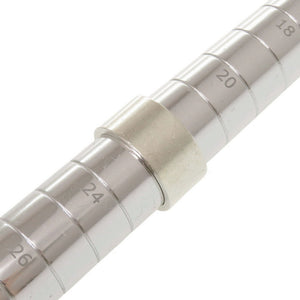 グッチ ロゴ ビス シルバー925 リング 指輪 1603【中古】GUCCI