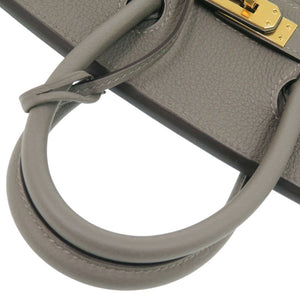 未使用 エルメス バーキン25 トゴ グリメイヤー シャンパンゴールド金具 K刻印(2025年製) ハンドバッグ 1614【中古】HERMES