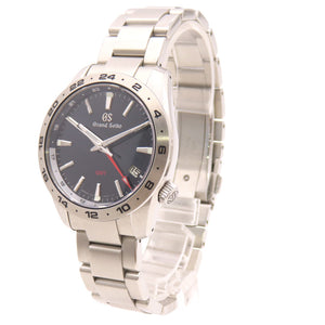 新品同様 セイコーグランドセイコー GMT スポーツコレクション SBGN029 / 9F86-0AK0 クオーツ 腕時計 SS ブラック 黒文字盤 1616【中古】SEIKO メンズ