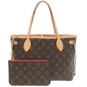新品同様 ルイ ヴィトン ネヴァーフルPM ポーチ付 モノグラム ピヴォワンヌ M41245 ICタグ トートバッグ LV 1652【中古】LOUIS VUITTON