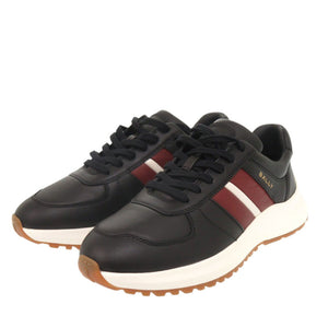 未使用 バリー Darsyl 27cm スニーカー ブラック レザー 黒 1668【中古】BALLY
