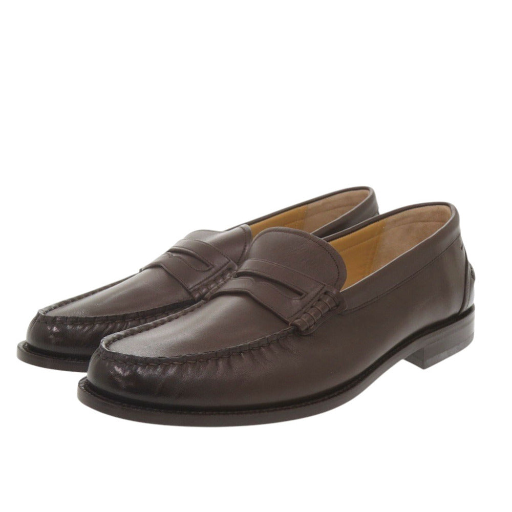 未使用 バリー ONYX ローファー 27cm サイズ42 レザー ブラウン 1672【中古】BALLY