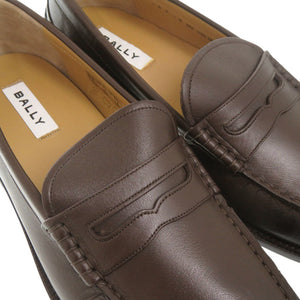 未使用 バリー ONYX ローファー 27cm サイズ42 レザー ブラウン 1672【中古】BALLY