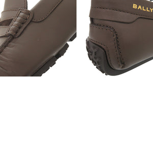 未使用品 バリー PAKLYS レザー ブラウン サイズ25cm ドライビングシューズ レザーシューズ 茶 1673【中古】BALLY メンズ
