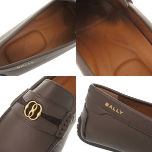 未使用品 バリー PAKLYS レザー ブラウン サイズ25cm ドライビングシューズ レザーシューズ 茶 1673【中古】BALLY メンズ
