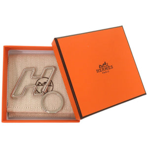 未使用品 エルメス H トゥ スピード H077245FJ00 キーホルダー メタル シルバー キーリング 1680【中古】HERMES