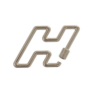 未使用品 エルメス H トゥ スピード H077245FJ00 キーホルダー メタル シルバー キーリング 1680【中古】HERMES