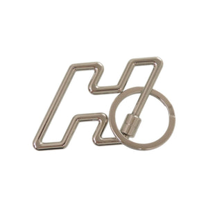 未使用品 エルメス H トゥ スピード H077245FJ00 キーホルダー メタル シルバー キーリング 1680【中古】HERMES