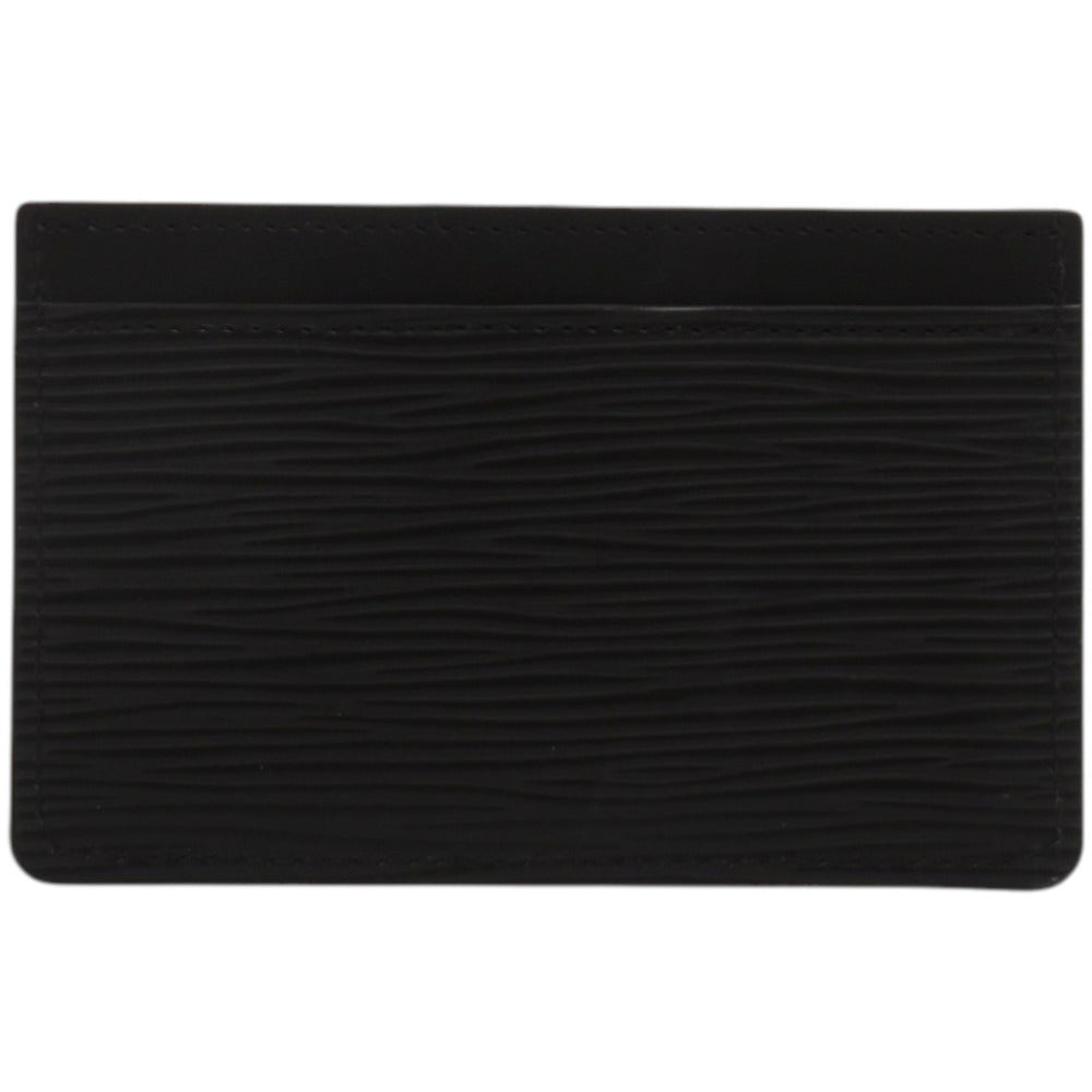 美品 ルイ ヴィトン ポルトカルトサーンプル エピレザー エピ ノワール 黒 カードケース LV 1682【中古】LOUIS VUITTON