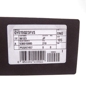 未使用品 ヴァレンティノ ガラヴァーニ ロックスタッズ ナローベルト QY0T0Q23FVS 105cm サイズ42 シルバー金具 レザー ブラック 黒1707【中古】Valentino Garavani メンズ