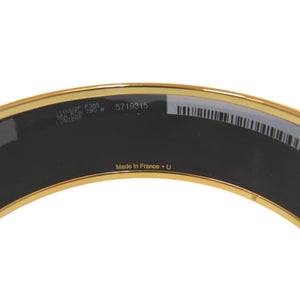 美品 エルメス エマイユGM Tea for Two ティーフォートゥー メタル マルチカラー バングル ブレスレット 1713【中古】HERMES