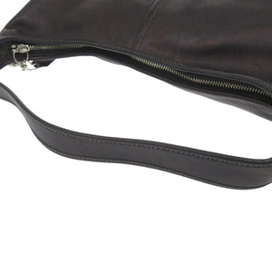コーチ ワンショルダーバッグ F12348 レザー ブラック ハンドバッグ 黒 1727【中古】COACH