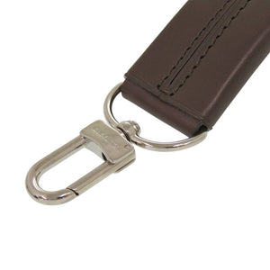 美品 ルイ ヴィトン セレネ用 ハンドル ストラップ レザー ブラウン シルバー LV 1746【中古】LOUIS VUITTON