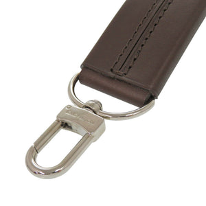 美品 ルイ ヴィトン セレネ用 ハンドル ストラップ レザー ブラウン シルバー LV 1746【中古】LOUIS VUITTON