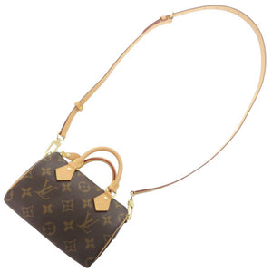 新品同様 ルイ ヴィトン ナノスピーディ モノグラム M81085 ハンドバッグ LV 1769【中古】LOUIS VUITTON