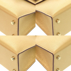 未使用 エルメス ミニケリードゥ シェーブルシャムキラ ドレ シャンパンゴールド金具 K刻印(2025年製) 2WAYハンドバッグ 金 1784 【中古】 HERMES ケリー20 ケリー ミニ 2