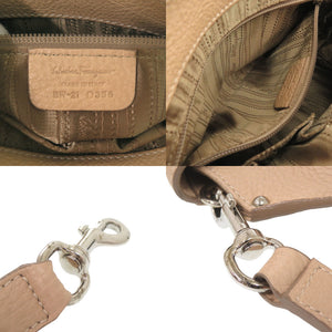 美品 サルヴァトーレフェラガモ ソフィア ガンチーニ BW-21 レザー ピンク 2way ハンドバッグ 0006【中古】Salvatore Ferragamo