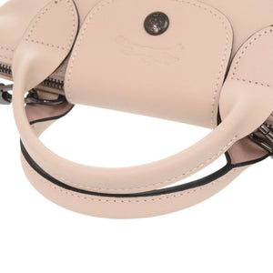 新品同様 ロンシャン ル プリアージュ エクストラ XS レザー ヌード ピンク 2way ハンドバッグ 0010【中古】Longchamp