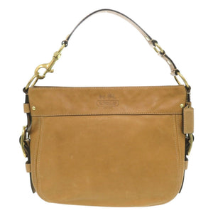 美品 コーチ レザー ブラウン ワンショルダーバッグ 0037【中古】COACH