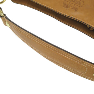 美品 コーチ レザー ブラウン ワンショルダーバッグ 0037【中古】COACH
