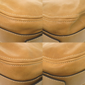 美品 コーチ レザー ブラウン ワンショルダーバッグ 0037【中古】COACH