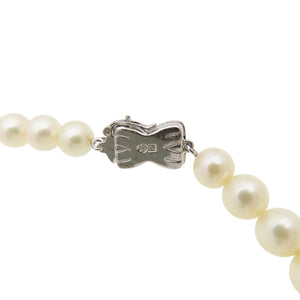 美品 タサキ 真珠 6.5mm-7mm 白珠 ネックレス パール 田崎真珠 0058【中古】TASAKI