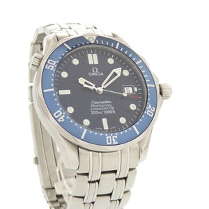 オメガ シーマスター 300 2531.80 ネイビー SS 自動巻き 腕時計 0105【中古】OMEGA